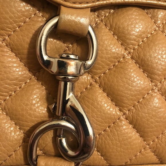 Rebecca Minkoff Mini Mac Tan Quilter Purse - Picture 4 of 4